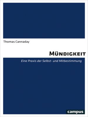 cover image of Mündigkeit